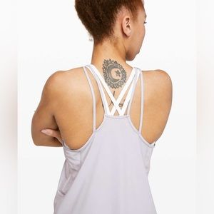 LULULEMON Run Off Route Tank - Iced Iris